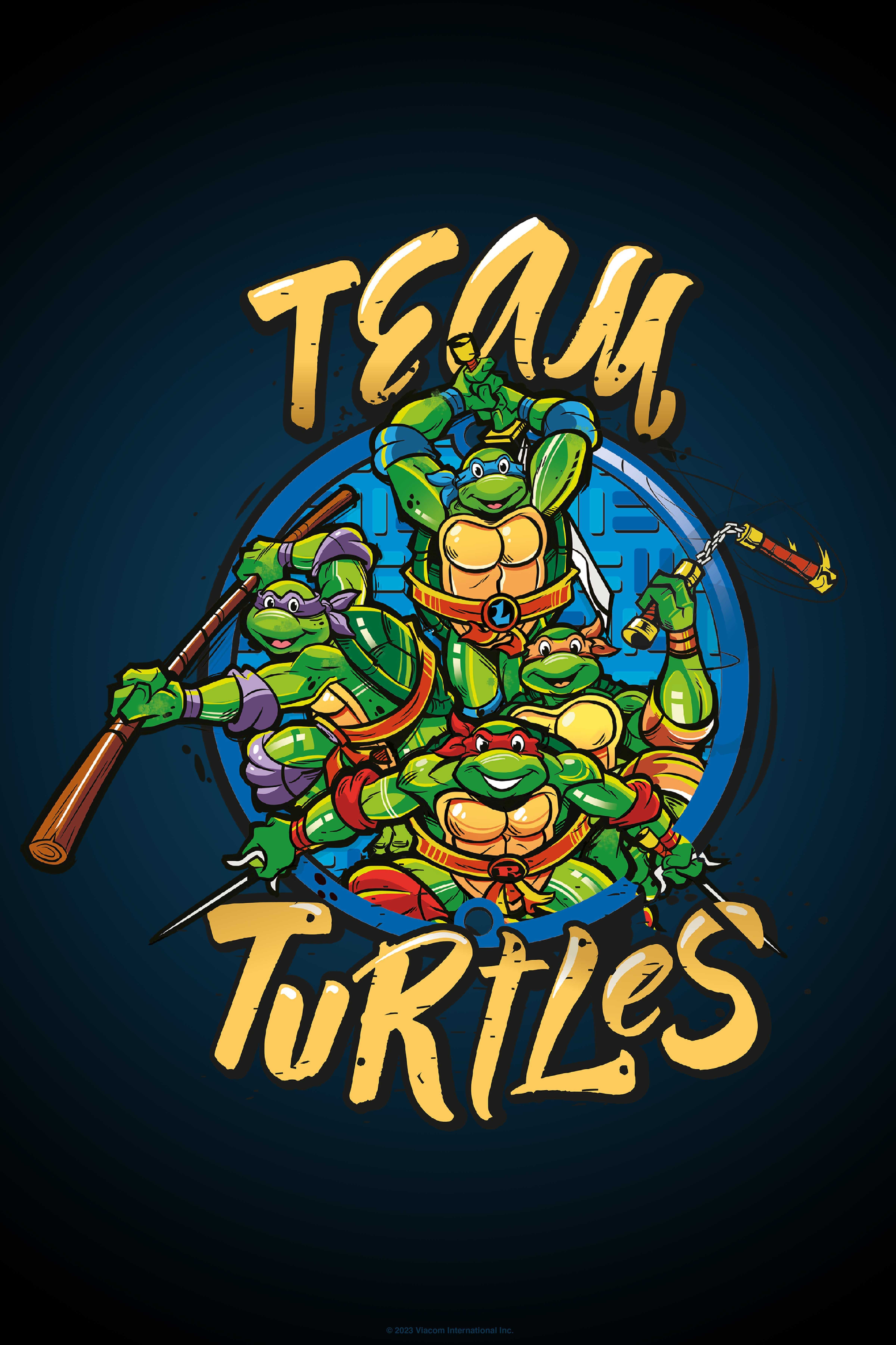 Teenage Mutant Ninja Turtles Team Turtles Poster, , hi-res