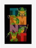 Teenage Mutant Ninja Turtles Colorblock Team Pose Framed Poster, , hi-res