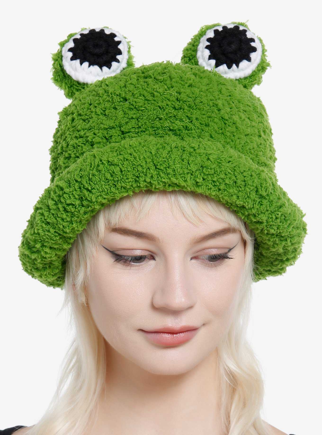 Frog Plush 3D Eye Bucket Hat, , hi-res
