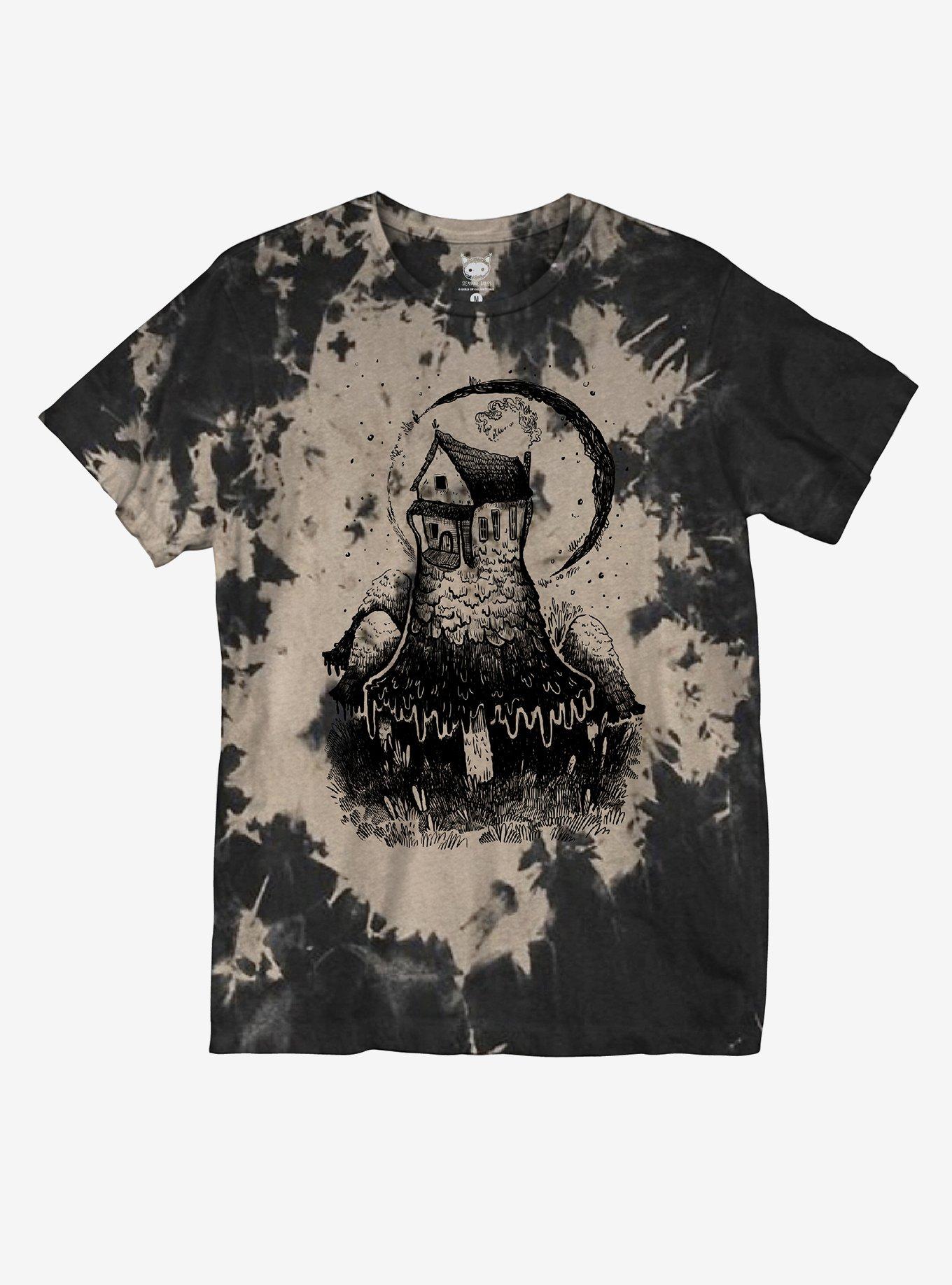 Mushroom House Boyfriend Fit Girls T-Shirt By Guild Of Calamity, MULTI, hi-res