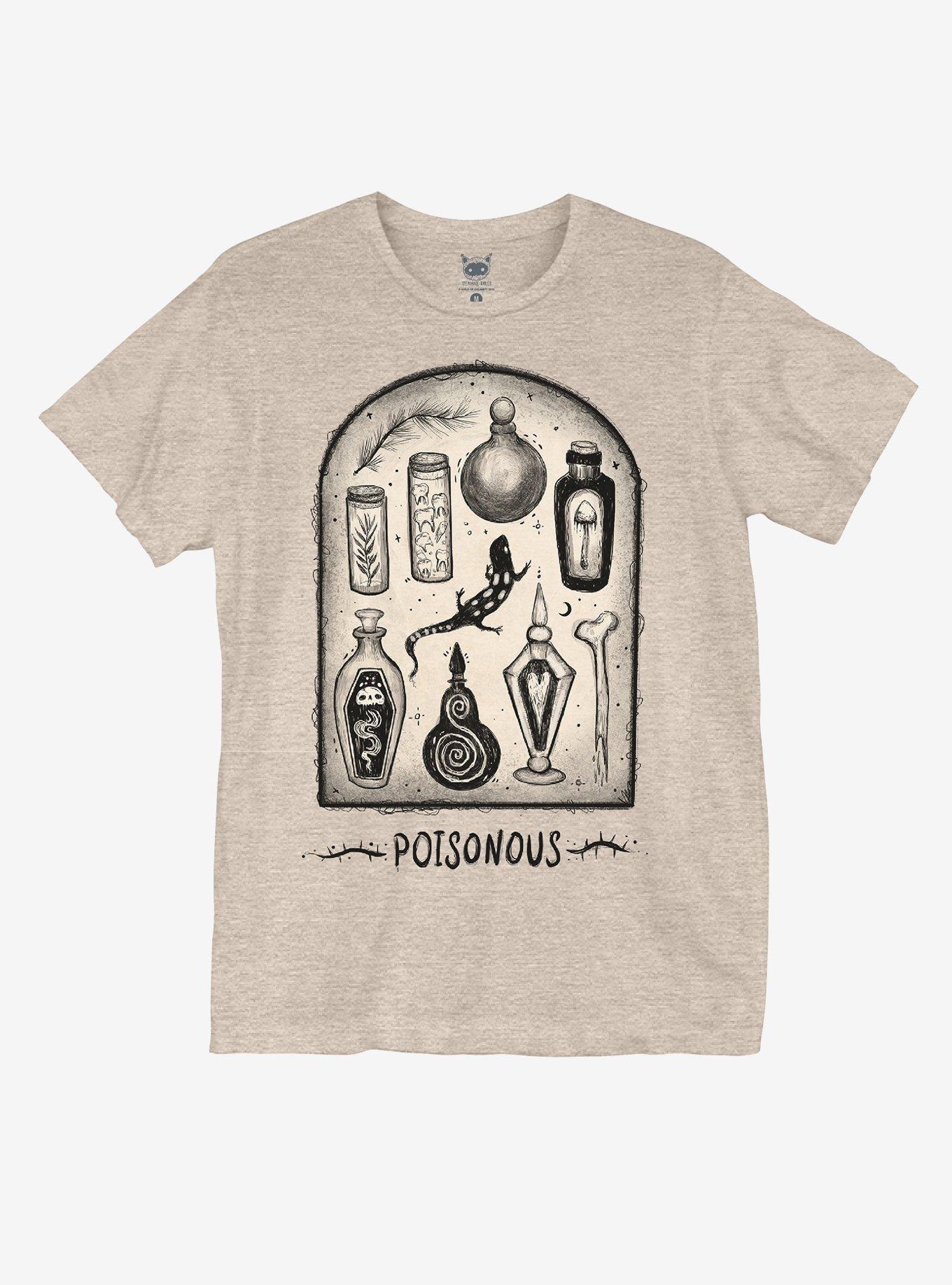 Poisonous Potions Boyfriend Fit Girls T-Shirt By Guild Of Calamity, MULTI, hi-res