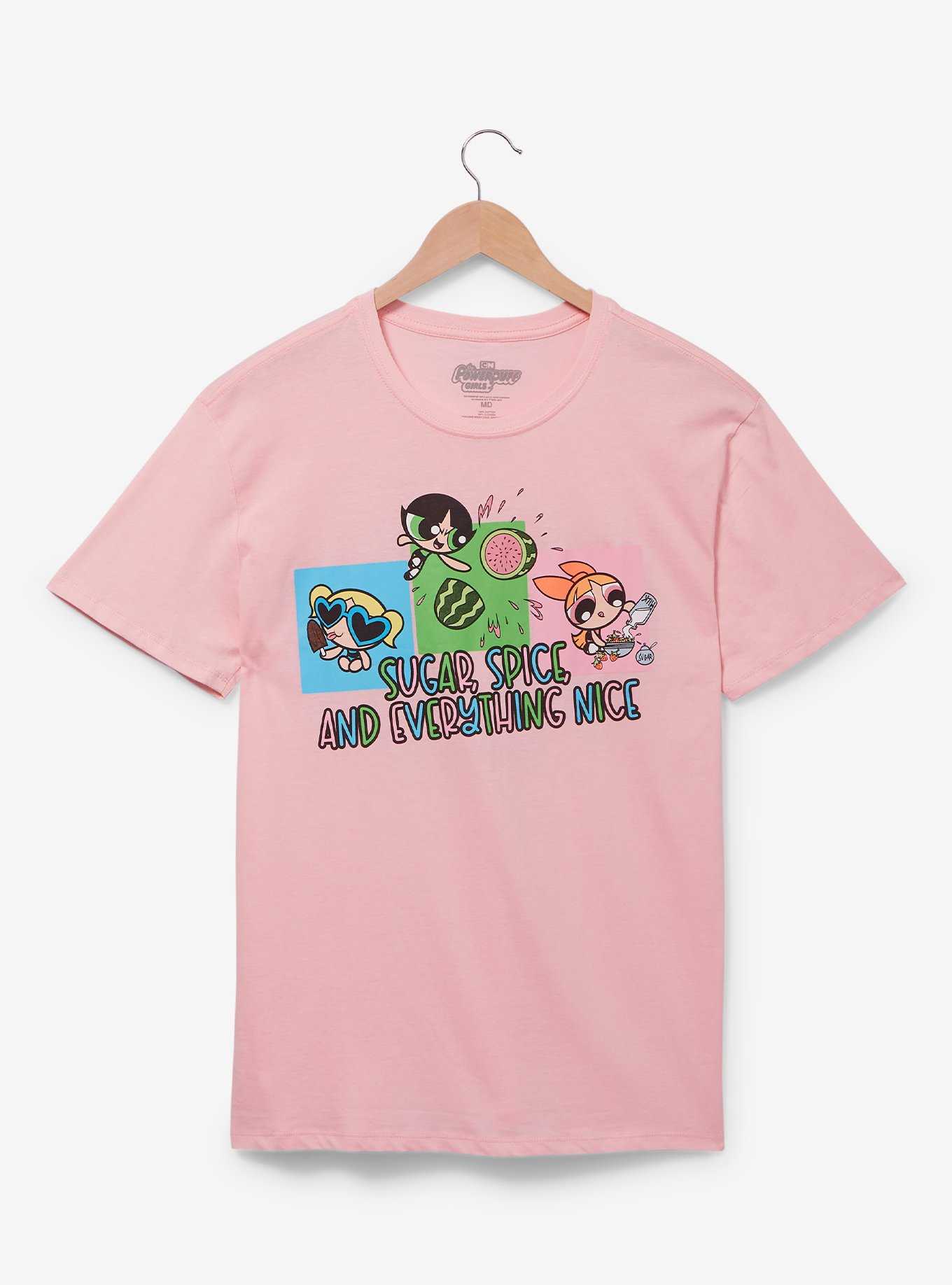 The Powerpuff Girls Sugar & Spice Group Portrait T-Shirt - BoxLunch Exclusive, , hi-res