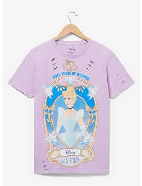 Disney 100 Cinderella Frame Portrait Women's T-Shirt - BoxLunch Exclusive, , hi-res