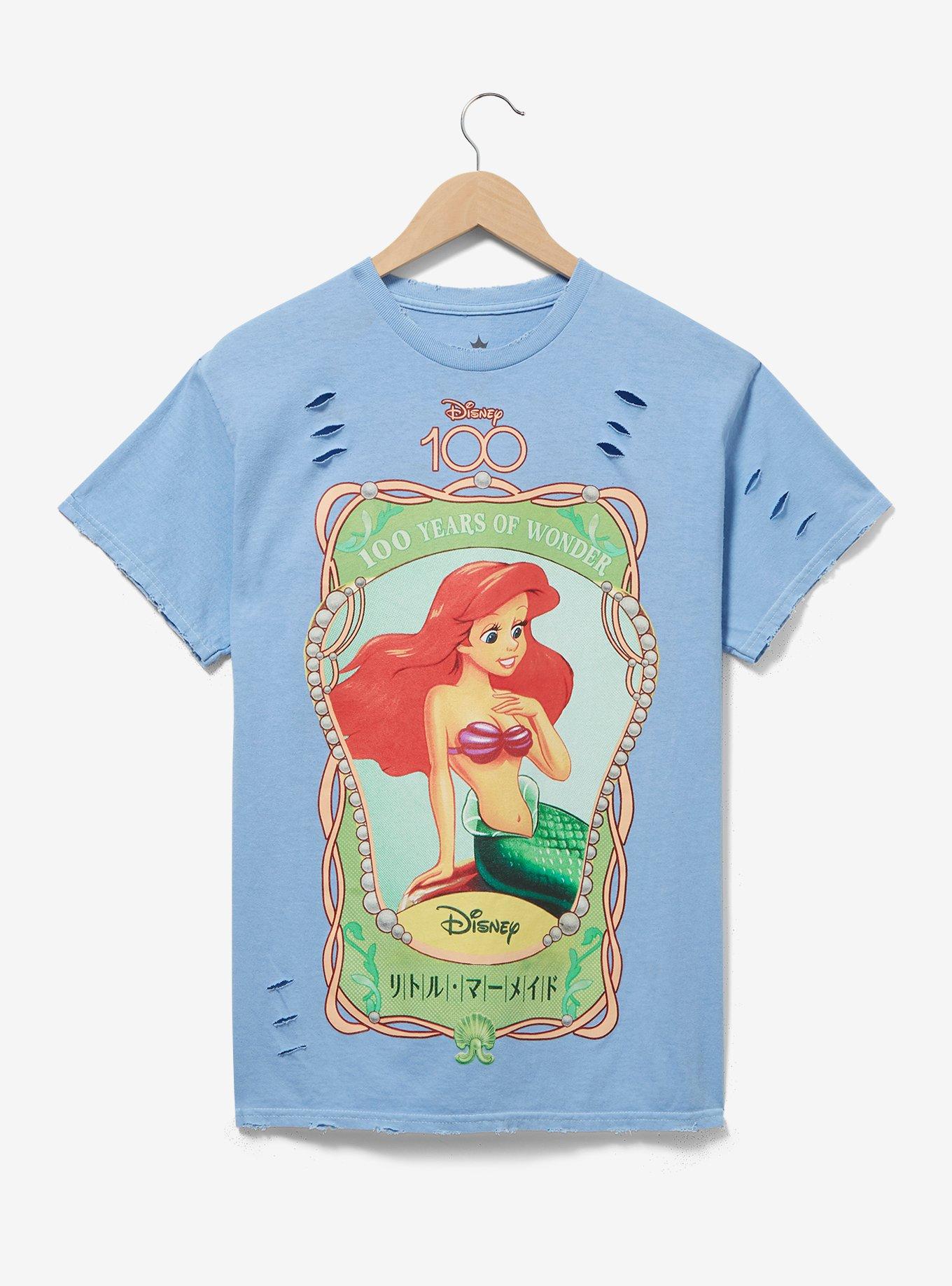 little mermaid vinyl shirt