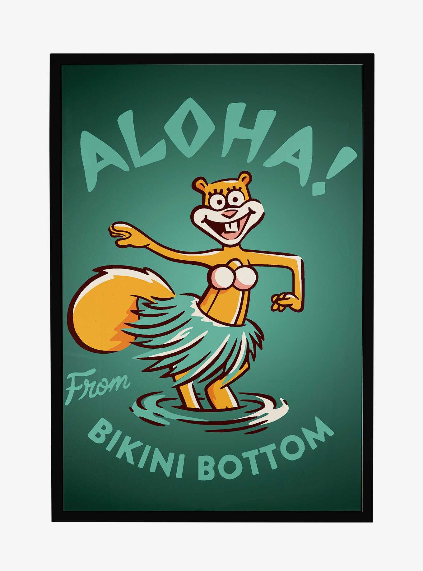 Spongebob Squarepants Aloha! Sandy Framed Poster, , hi-res