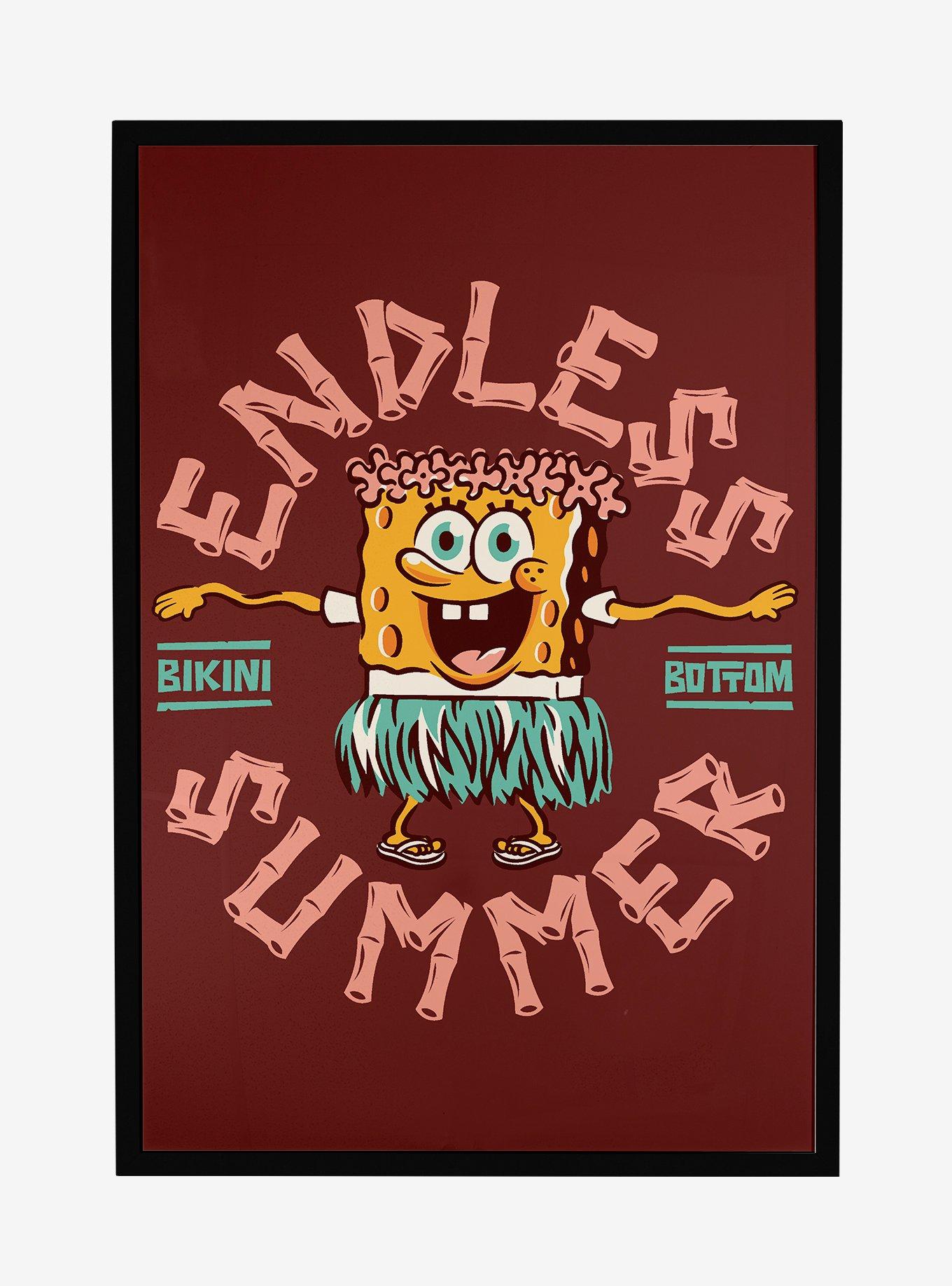 Spongebob Squarepants Bikini Bottom Endless Summer Framed Poster, , hi-res