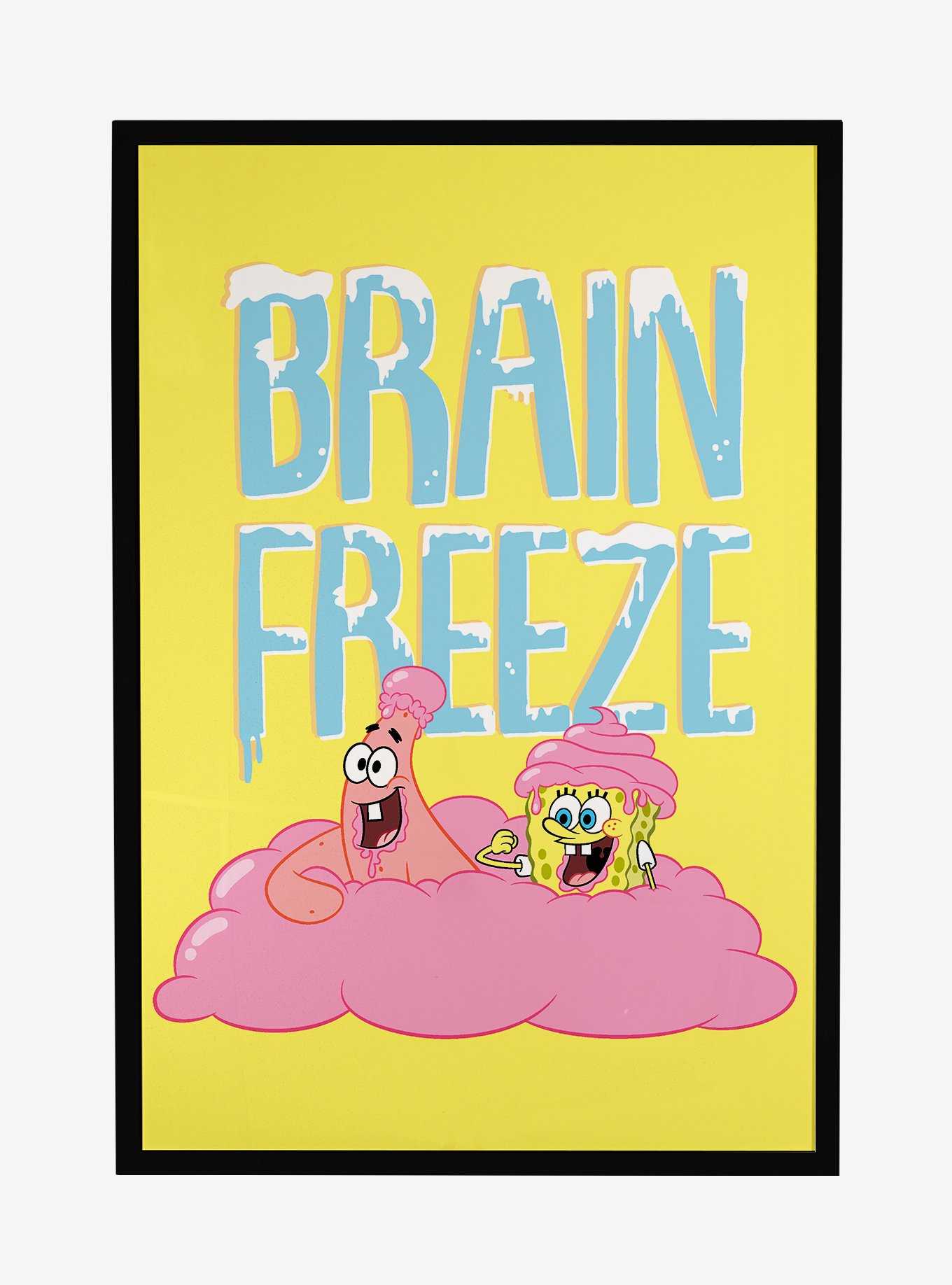 Spongebob Squarepants Brain Freeze Framed Poster, , hi-res