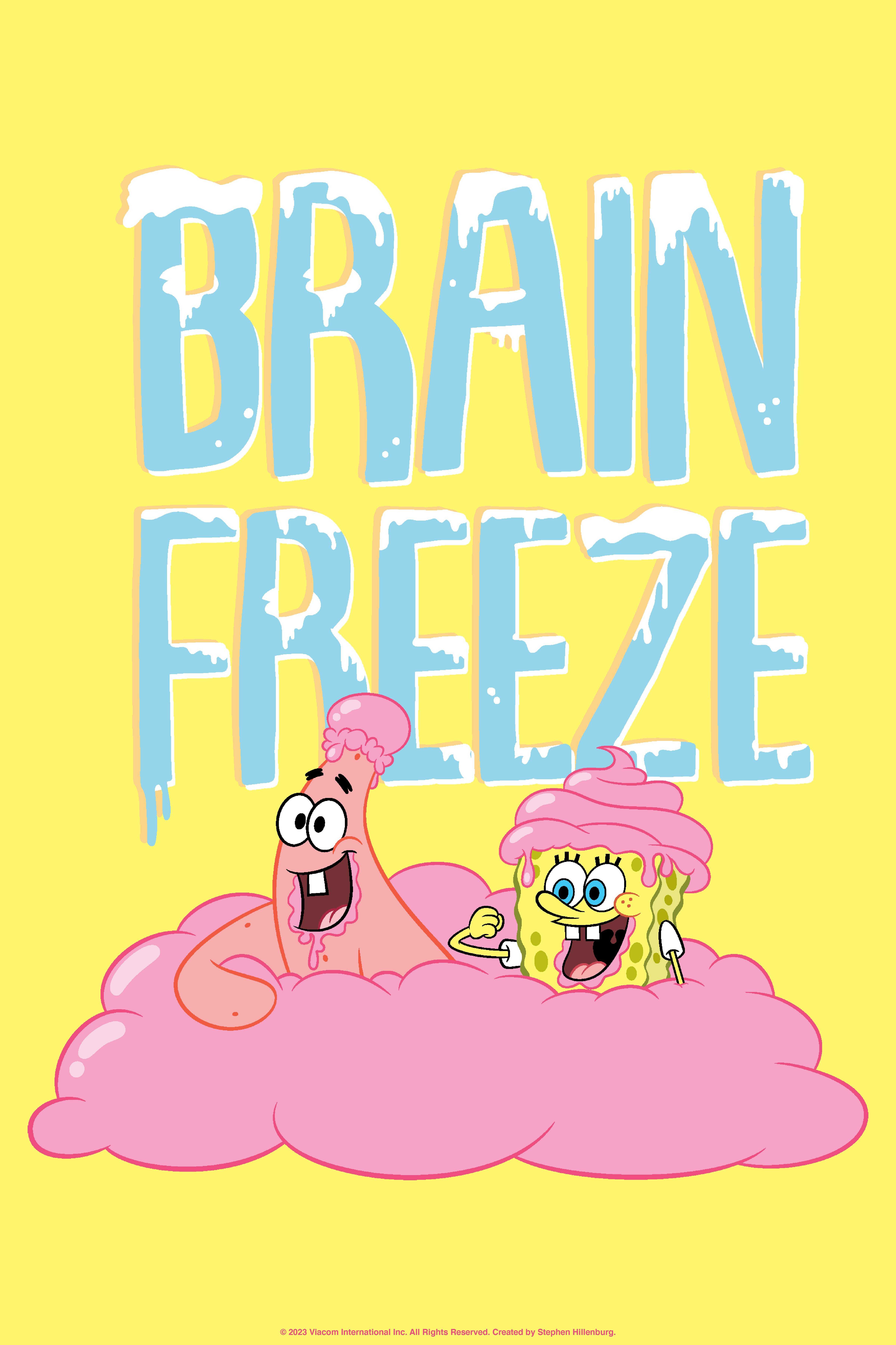 Spongebob Squarepants Brain Freeze Poster, , hi-res