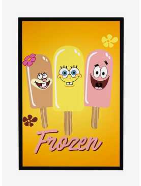 Spongebob Squarepants Frozen Popsicles Framed Poster, , hi-res