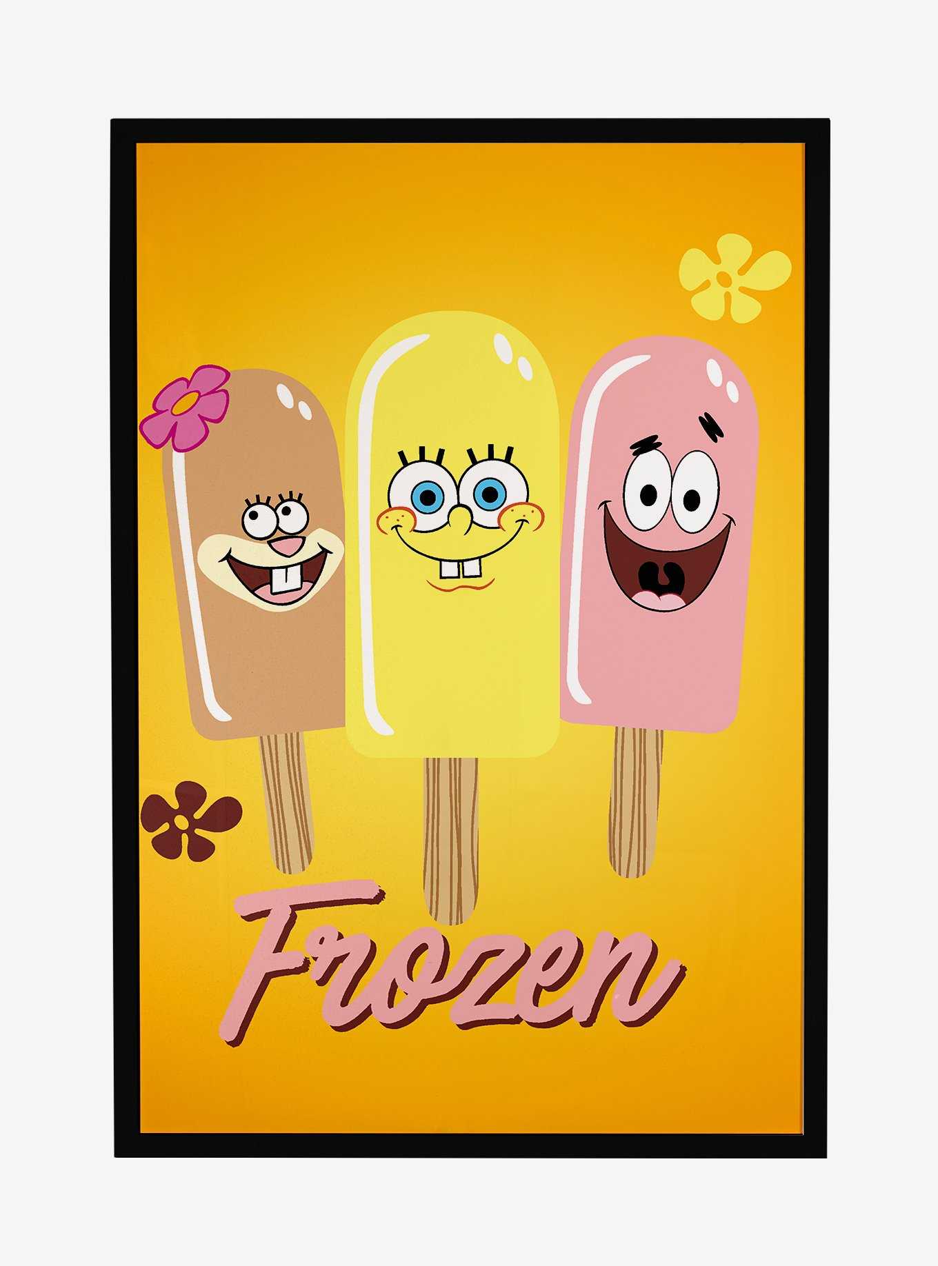 Spongebob Squarepants Frozen Popsicles Framed Poster, , hi-res