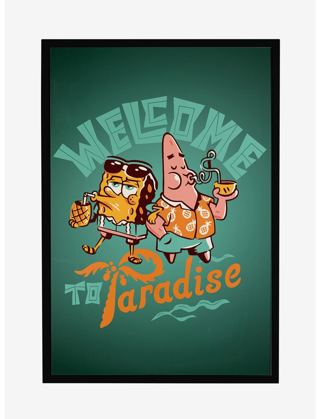 Spongebob Squarepants Welcome To Paradise Framed Poster, , hi-res