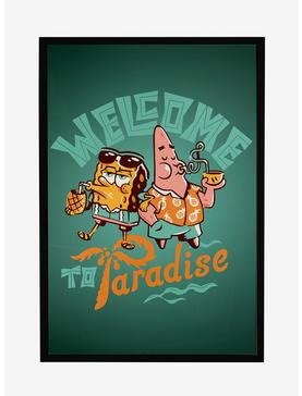 Spongebob Squarepants Welcome To Paradise Framed Poster, , hi-res