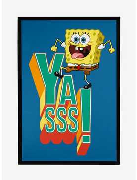 Spongebob Squarepants Yasss! Framed Poster, , hi-res