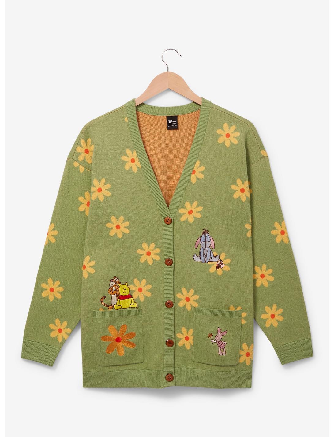 Her Universe Disney Winnie the Pooh Characters Daisy Cardigan, MULTI, hi-res