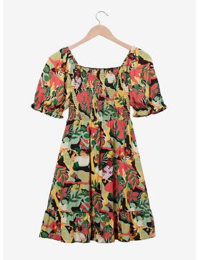 Her Universe Disney Encanto Floral Allover Print Smock Dress Plus Size, , hi-res