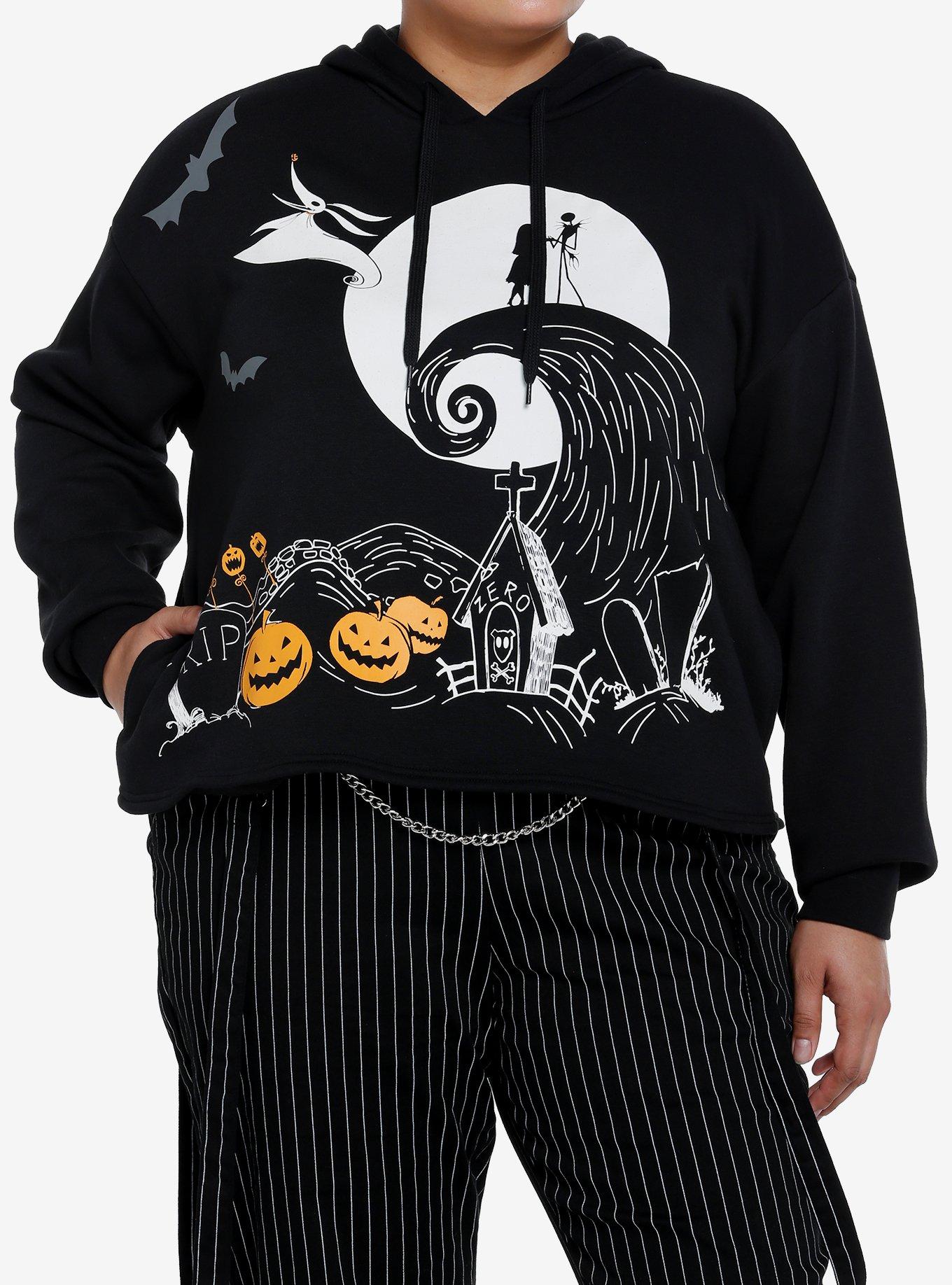 Disney's Women's and Women's Plus Size Nightmare Before Christmas Graphic  Sleep Tee 