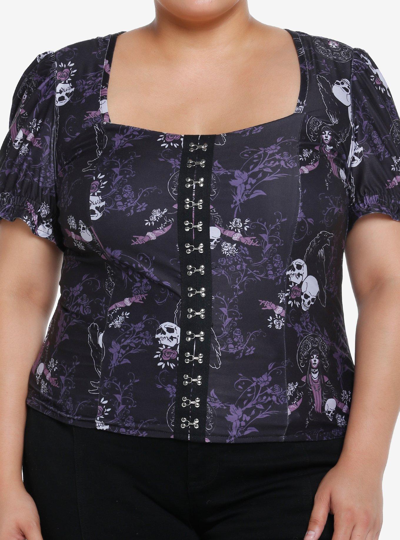 Her Universe Disney The Haunted Mansion Madame Leota Top Plus Size, MULTI, hi-res