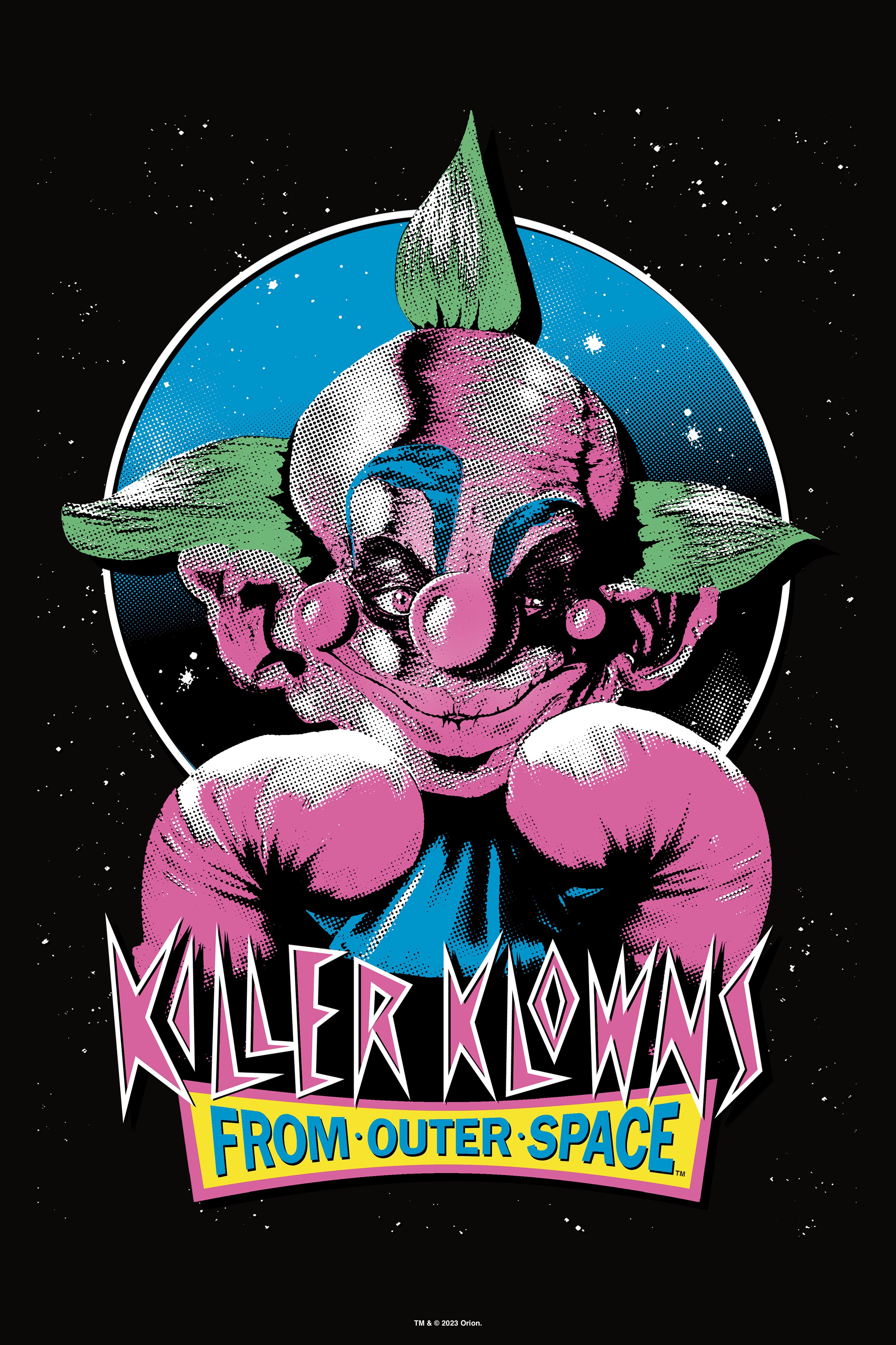 Killer Klowns From Outer Space Shorty Poster, WHITE, hi-res