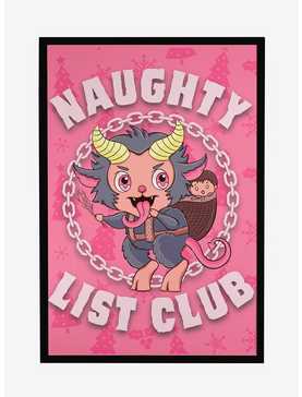 Krampus Naughty List Club Framed Poster, , hi-res