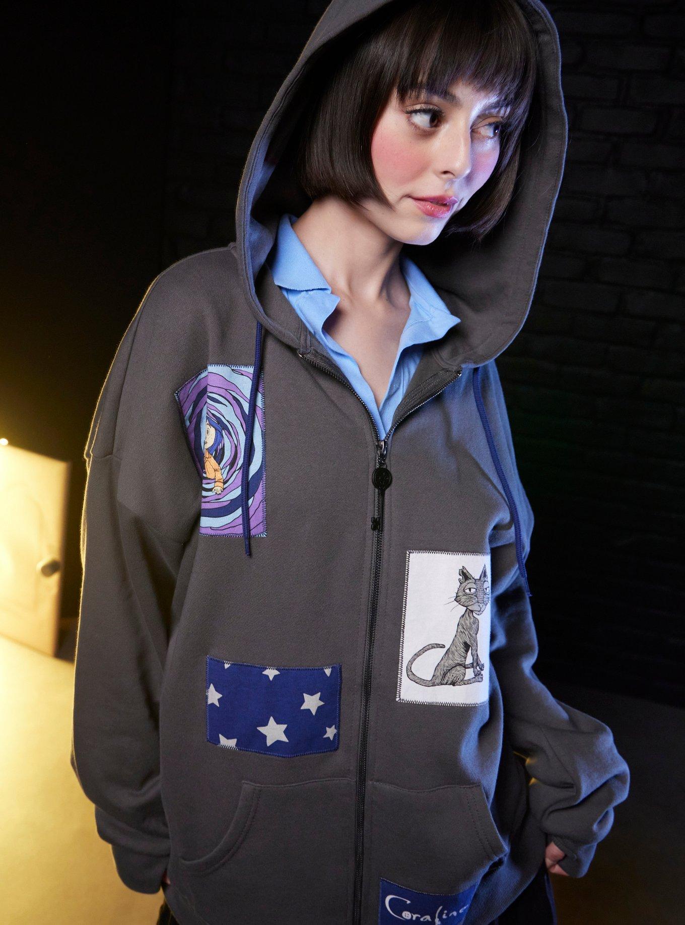 Coraline Patch Oversized Hoodie | Her Universe