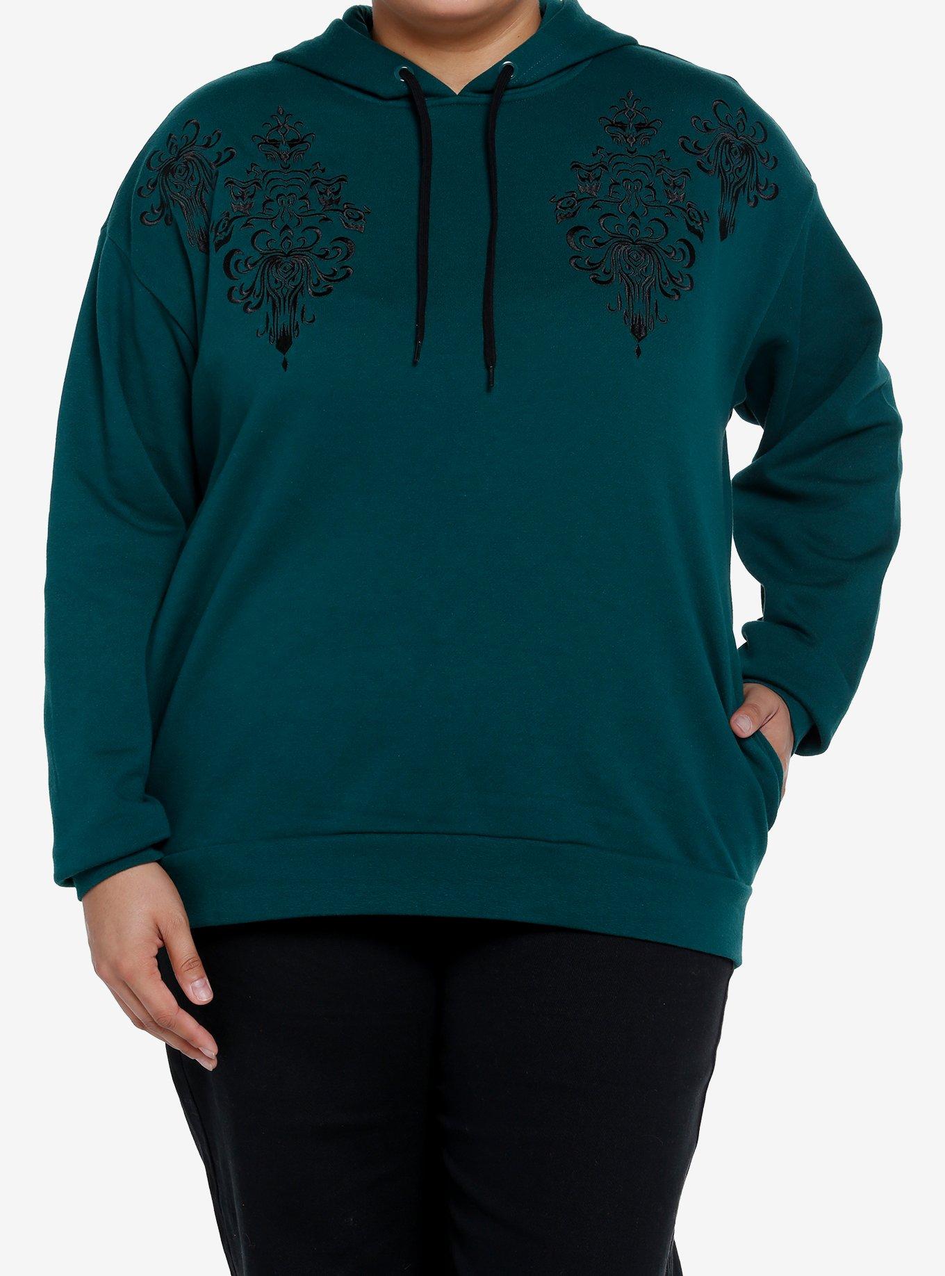 Her Universe Disney The Haunted Mansion Wallpaper Hoodie Plus Size Her Universe Exclusive, MULTI, hi-res