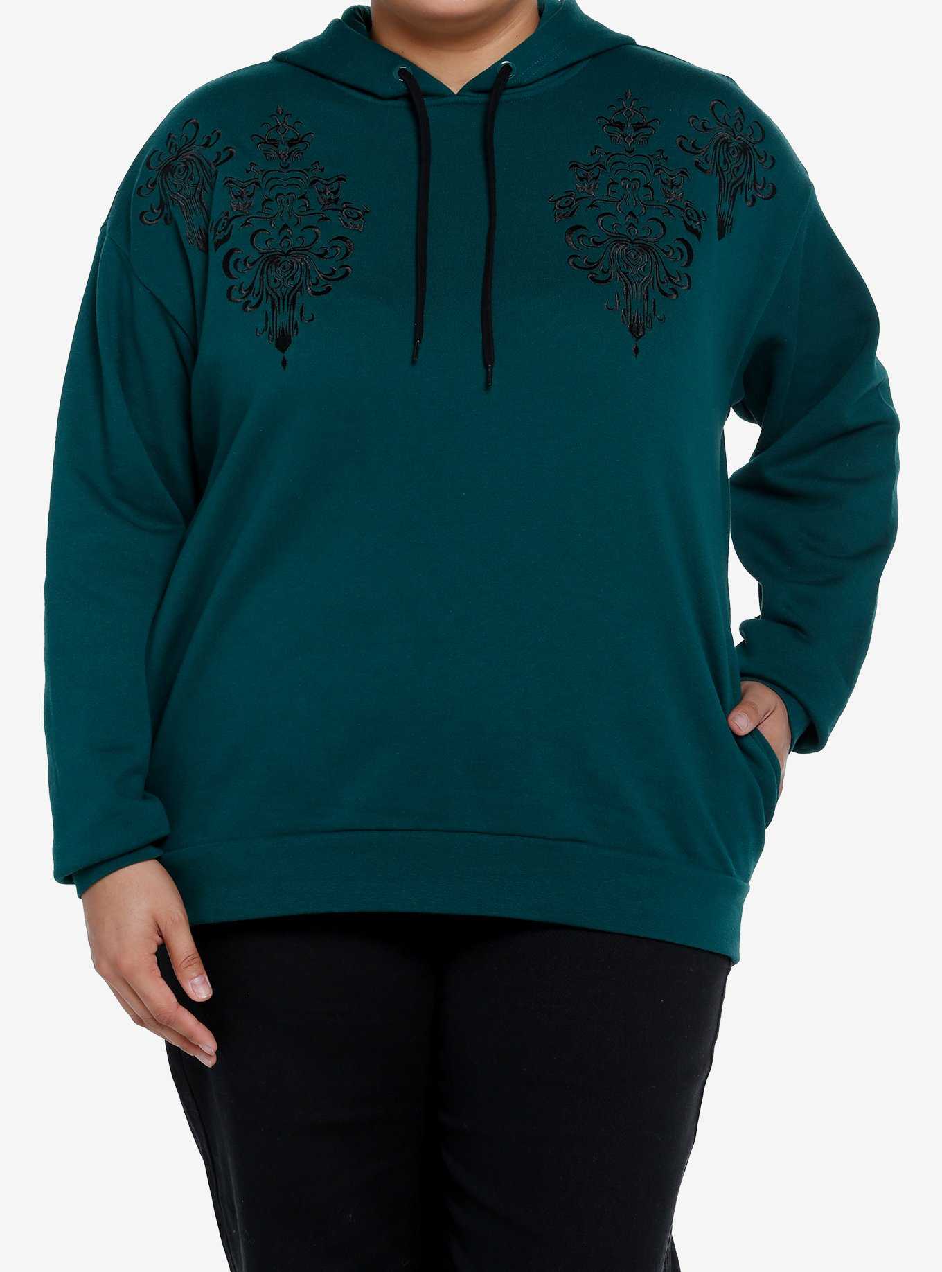 Her Universe Disney The Haunted Mansion Wallpaper Hoodie Plus Size Her Universe Exclusive, , hi-res