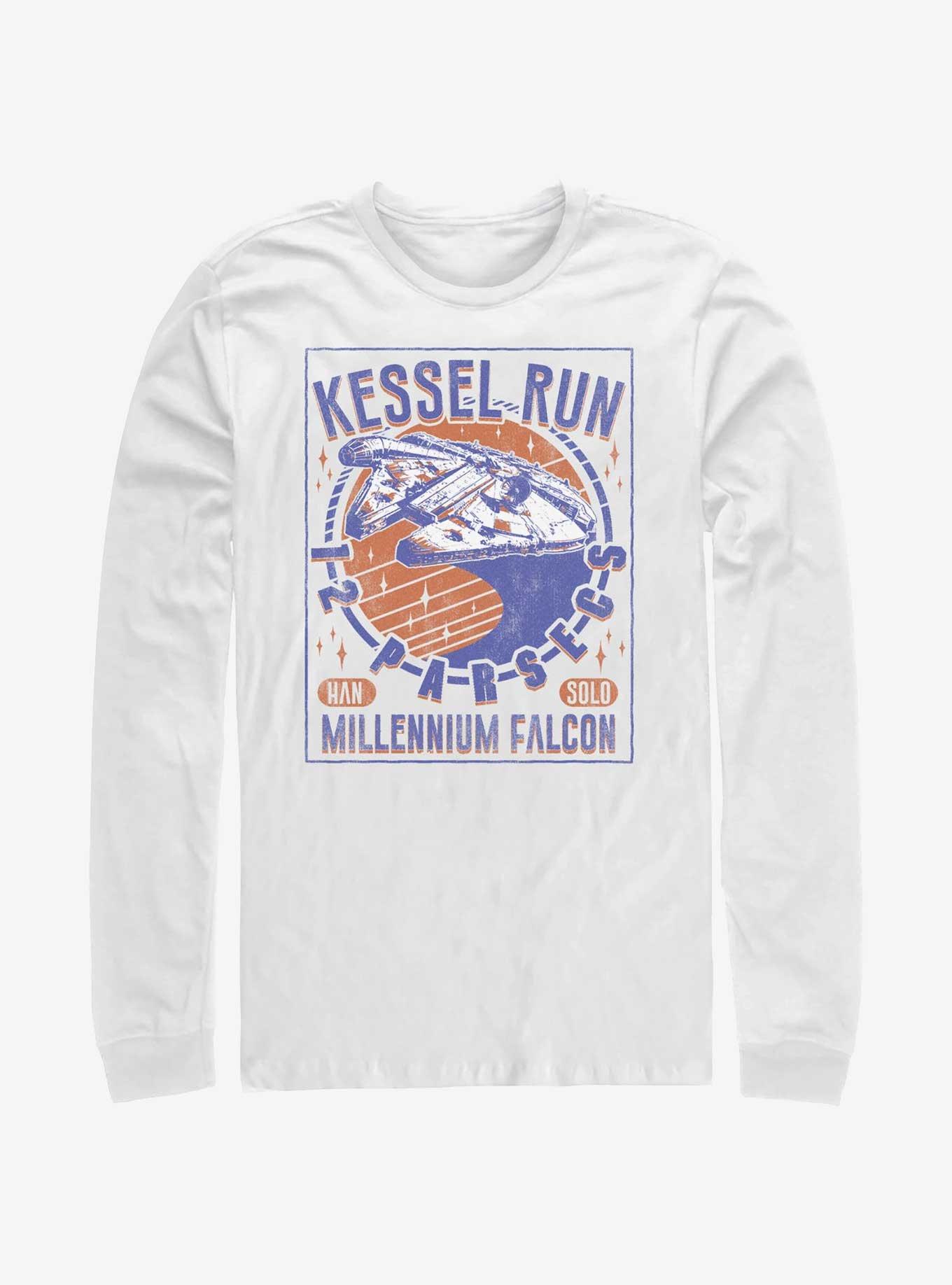 Star Wars Kessel Run Millennium Falcon Long-Sleeve T-Shirt, WHITE, hi-res