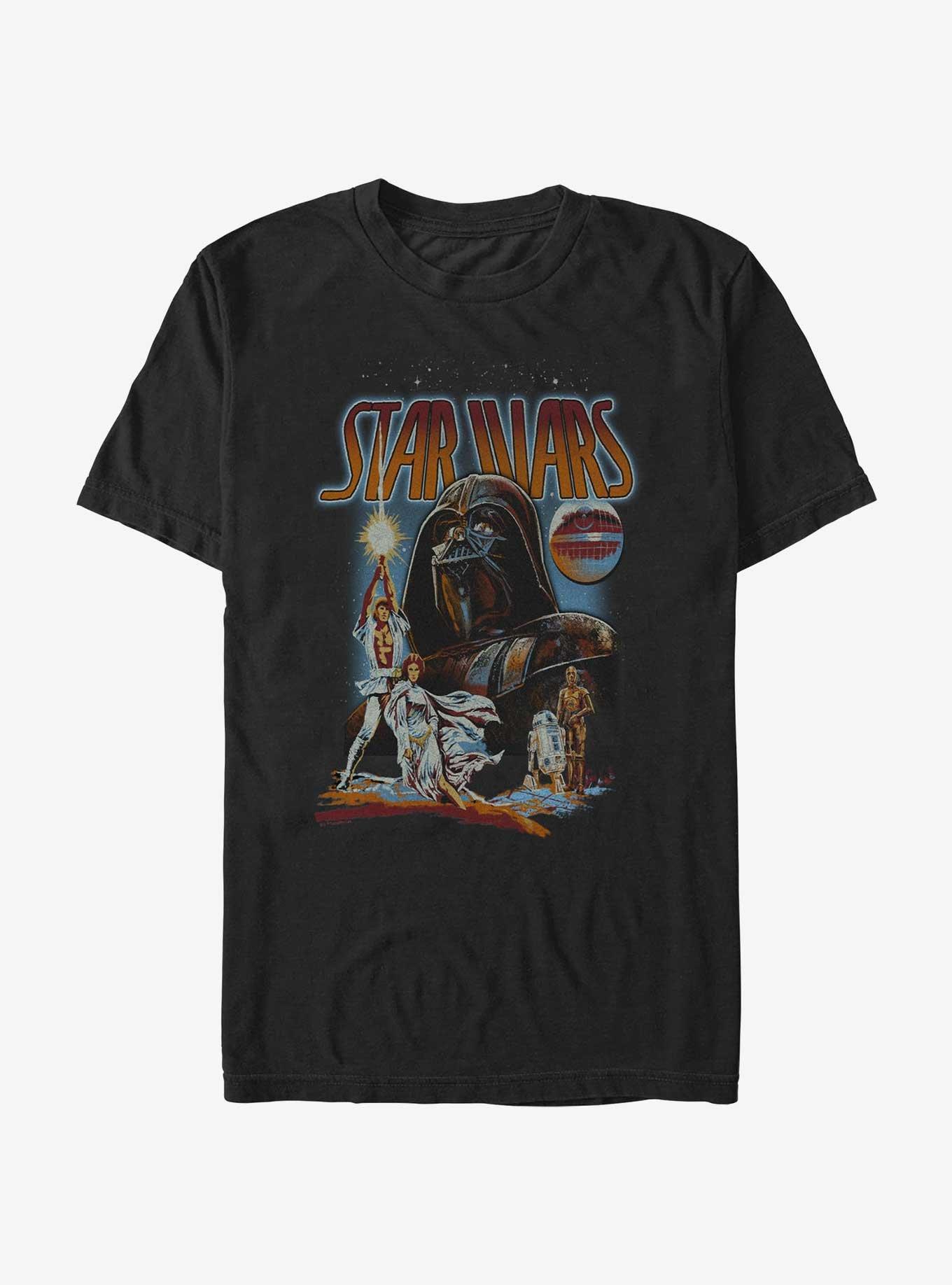 Star Wars Classic Group Shot T-Shirt, BLACK, hi-res