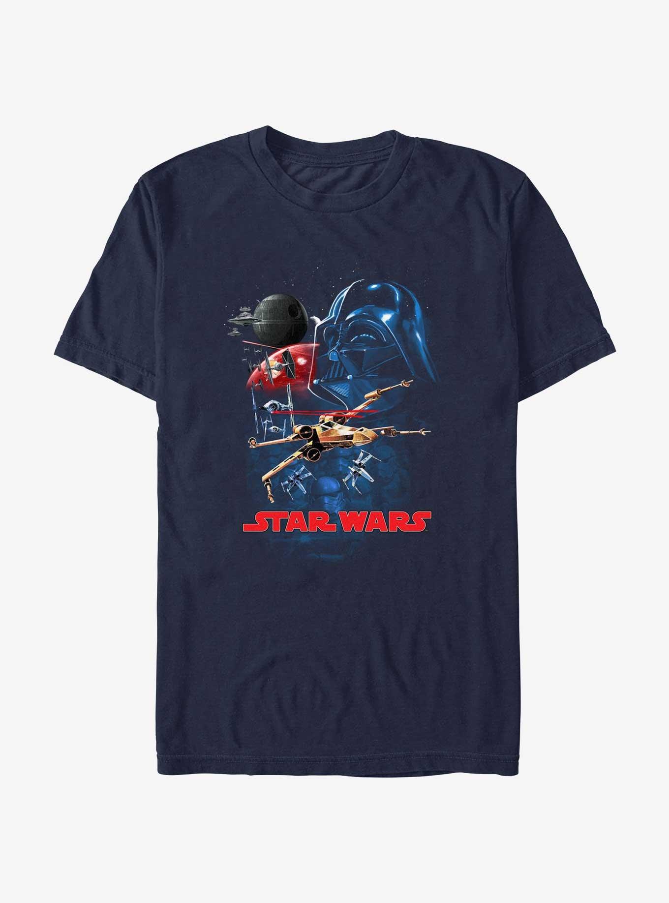 Star Wars Galactic Fight T-Shirt, NAVY, hi-res