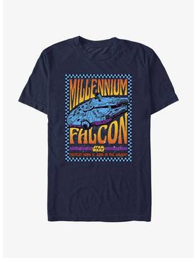 Star Wars Millennium Falcon Groovy Poster T-Shirt, , hi-res