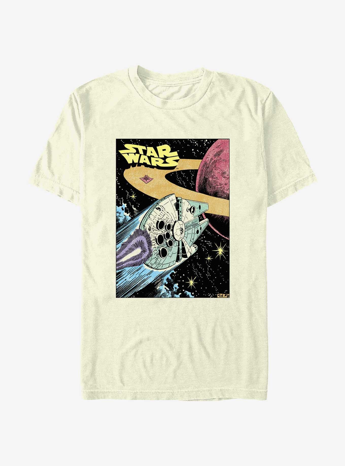 Star Wars Millennium Falcon By Fly T-Shirt, , hi-res