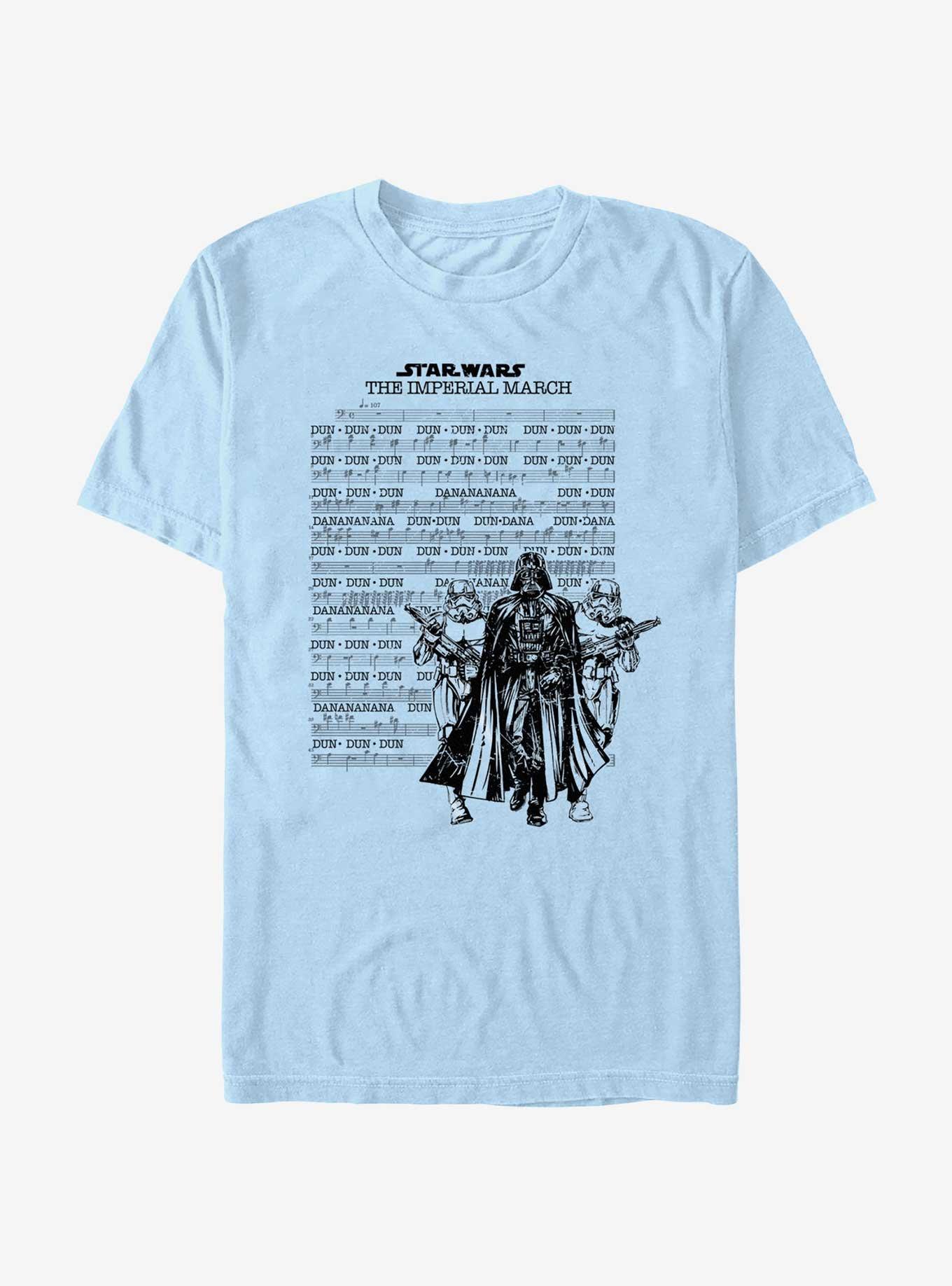 Star Wars Imperial March Music Sheet T-Shirt, , hi-res