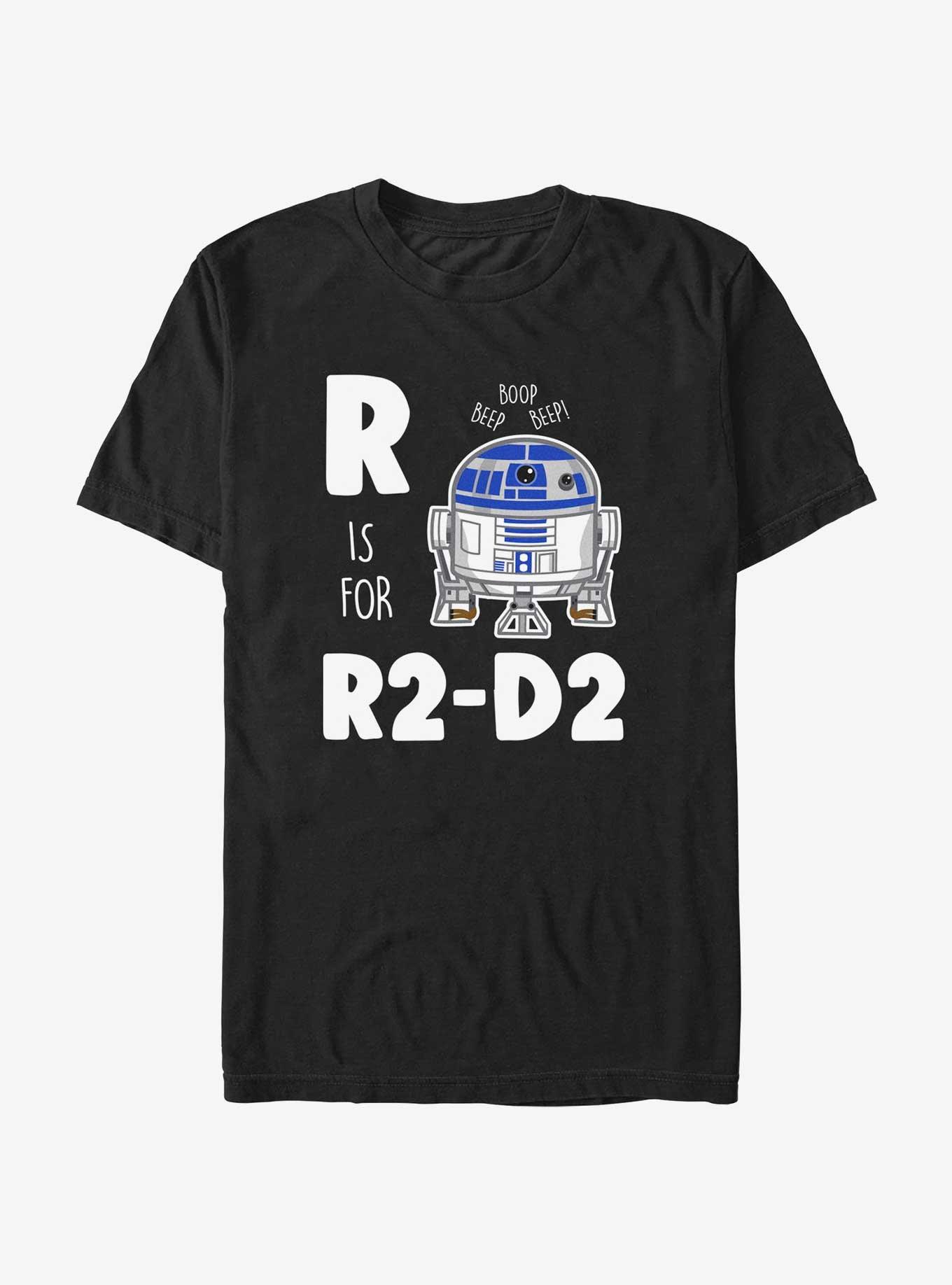 Star Wars R Is For R2-D2 T-Shirt, BLACK, hi-res