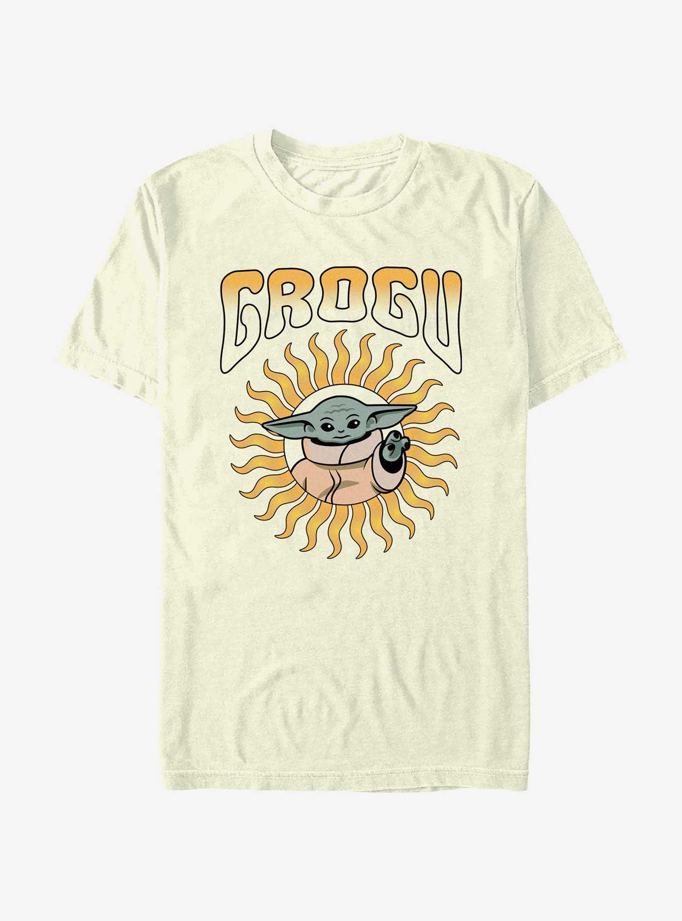 Star Wars The Mandalorian Grogu Sun Vibes T-Shirt, NATURAL, hi-res