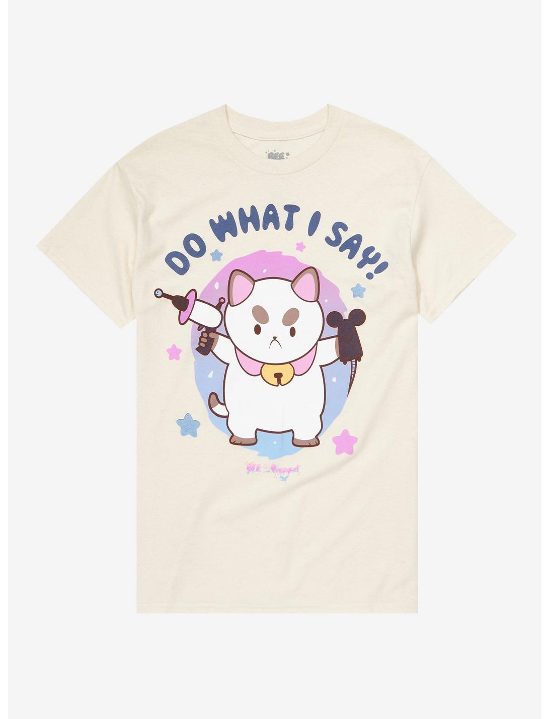 Bee And PuppyCat: Lazy In Space PuppyCat Boyfriend Fit Girls T-Shirt, MULTI, hi-res