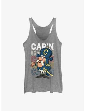 Capn Crunch Captain Stack Girls Raw Edge Tank, , hi-res