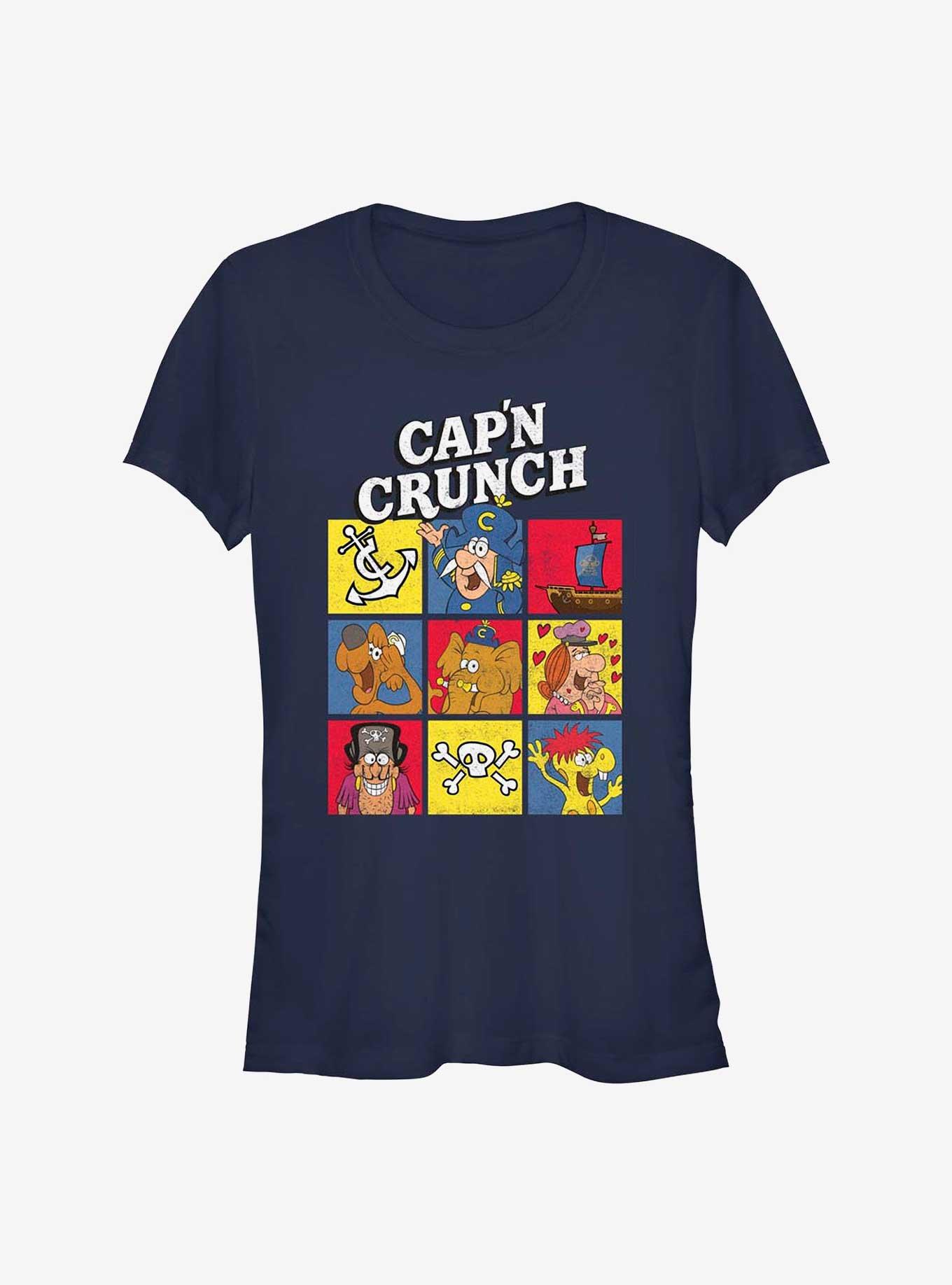 Capn Crunch Happy Crew Girls T-Shirt, NAVY, hi-res
