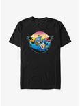 Capn Crunch Retro Sunset T-Shirt, BLACK, hi-res