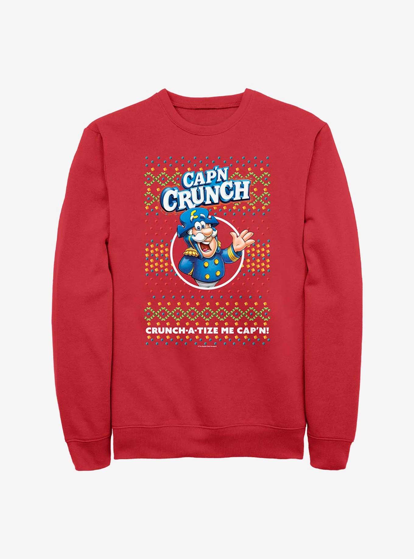 Capn Crunch Ugly Christmas Sweater Pattern Sweatshirt, , hi-res