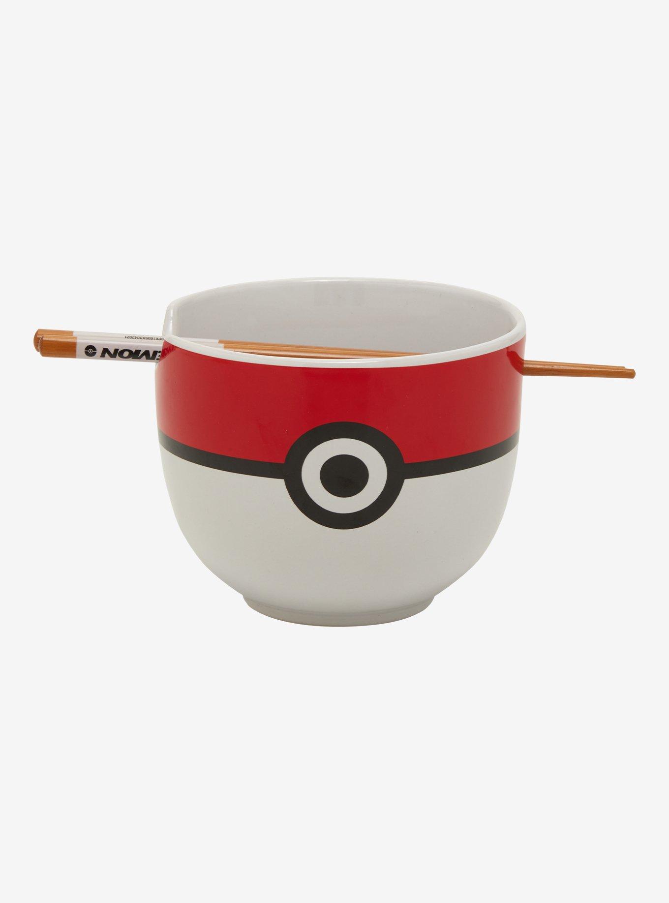 Pokemon Poke Ball Ramen Bowl With Chopsticks, , hi-res