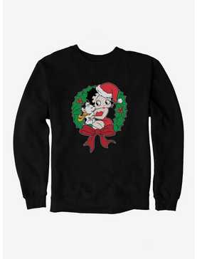 Betty Boop Pudgys Wreath Sweatshirt, , hi-res