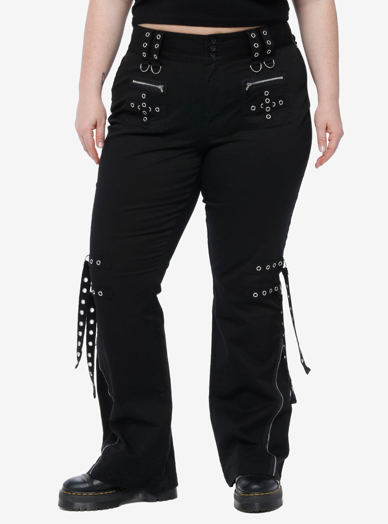 Hot Topic Social Collision Grommets & Stars Girls Cargo Pants