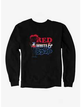 Betty Boop White And Blue Betty Sweatshirt, , hi-res