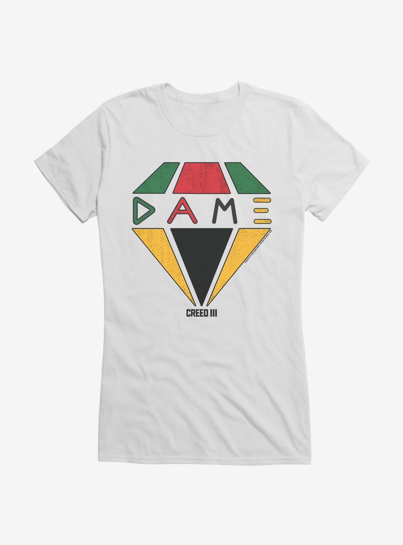 Creed III Dame Symbol Girls T-Shirt, WHITE, hi-res