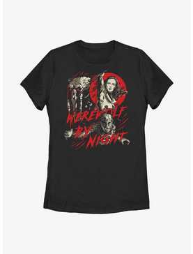 Marvel Studios' Special Presentation: Werewolf By Night Blood Moon Man-Thing, Elsa Bloodstone, and Jack Russell Womens T-Shirt, , hi-res