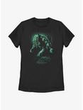 Marvel Studios' Special Presentation: Werewolf By Night Creepy Crawler Ted The Man-Thing Poster Womens T-Shirt, BLACK, hi-res