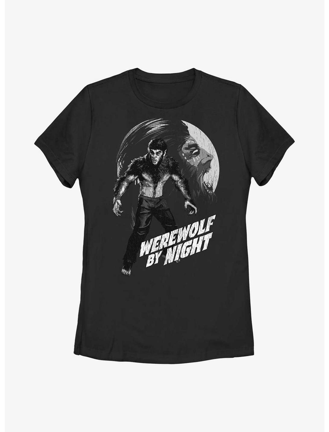 Marvel Studios' Special Presentation: Werewolf By Night Werewolf Howler Womens T-Shirt, BLACK, hi-res