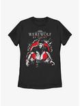Marvel Studios' Special Presentation: Werewolf By Night Wolfman Jack Russell Womens T-Shirt, BLACK, hi-res
