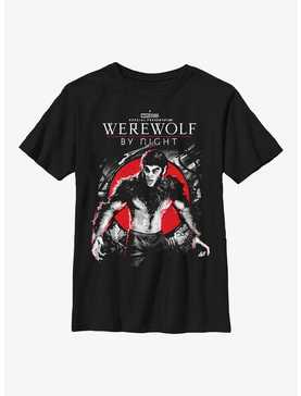 Marvel Studios' Special Presentation: Werewolf By Night Wolfman Jack Russell Youth T-Shirt, , hi-res