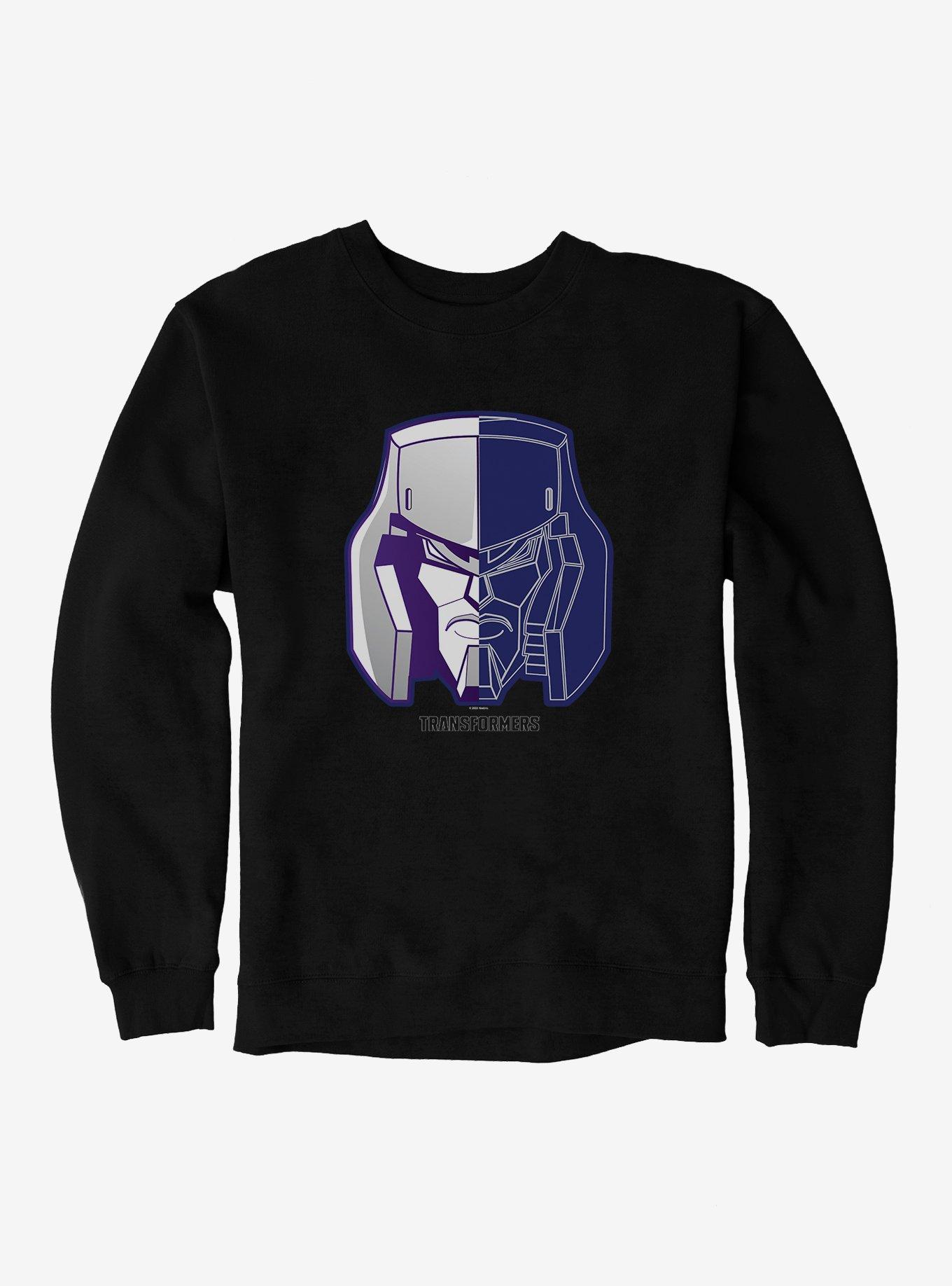 Transformers Megatron Head Icon Sweatshirt, BLACK, hi-res
